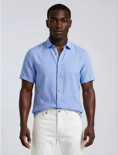 Chemise Canada Weather Gear - Homme - Verte - Manches Courtes - Taille S - Occasion