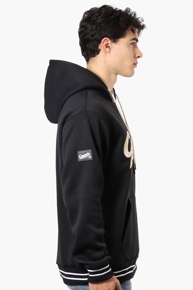 Canada Weather Gear Striped Cuff Hoodie - Black