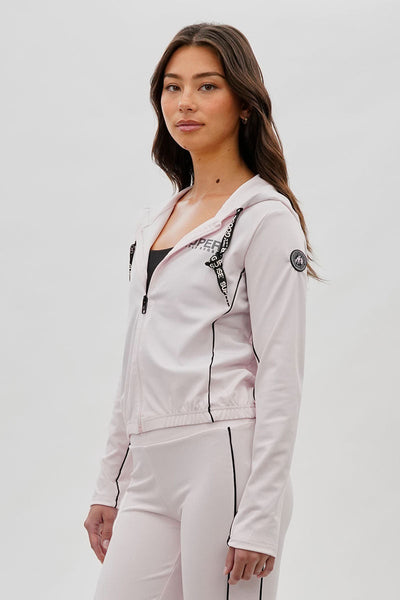 Super Triple Goose Cropped Active Hoodie - Blush - Womens Hoodies & Sweatshirts - Canada Weather Gear