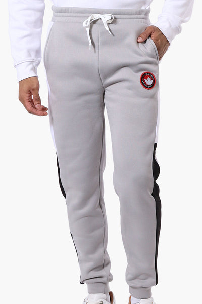 Canada Weather Gear Side Stripe Colour Block Joggers - Grey - Mens Joggers & Sweatpants - Canada Weather Gear