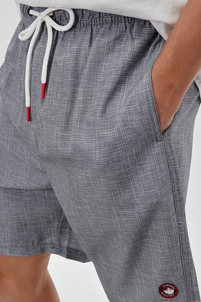 Canada Weather Gear Elastic Surf Shorts - Grey - Mens Shorts & Capris - Canada Weather Gear