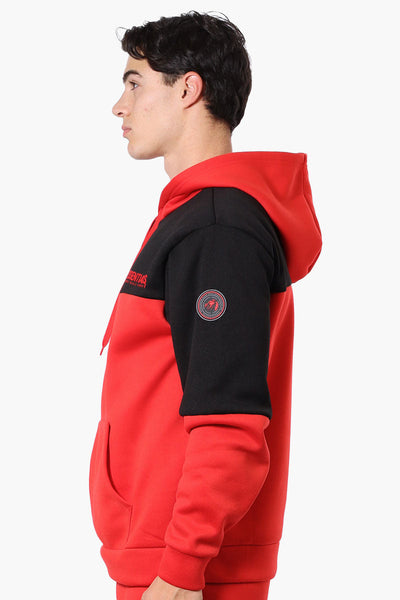 Essentials Super Triple Goose Colour Block Hoodie - Red - Mens Hoodies & Sweatshirts - Canada Weather Gear