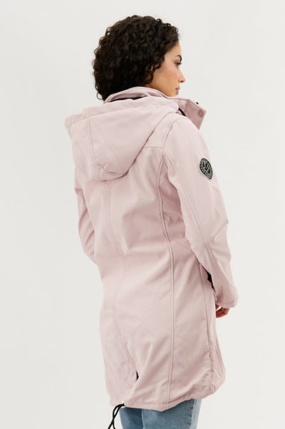 Canada Weather Gear Soft Shell Lightweight Jacket - Blush - Womens Lightweight Jackets - Canada Weather Gear