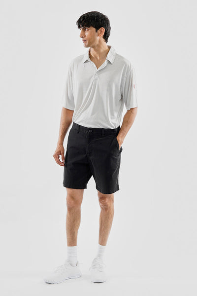 Canada Weather Gear Performance Polka Dot Pattern Polo Shirt - White - Mens Polo Shirts - Canada Weather Gear
