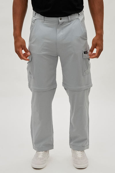Canada Weather Gear Convertible Utility Cargo Pants - Grey - Mens Pants - Canada Weather Gear