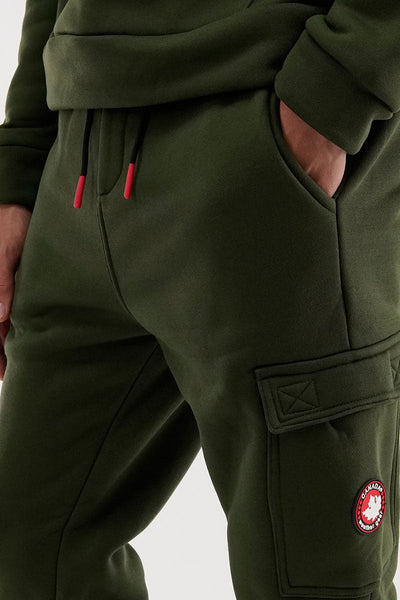 Canada Weather Gear Fleece Cargo Joggers - Olive