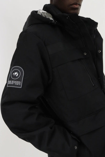 Super Triple Goose Utility Parka Jacket - Black - Mens Parka Jackets - Canada Weather Gear