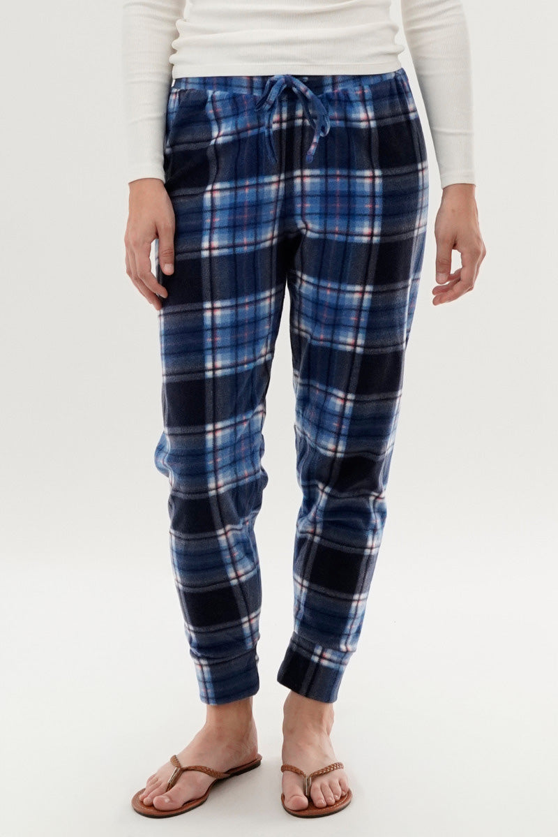 Canada Weather Gear Plaid Pajama Pants - Navy - Womens Pajamas - Canada Weather Gear