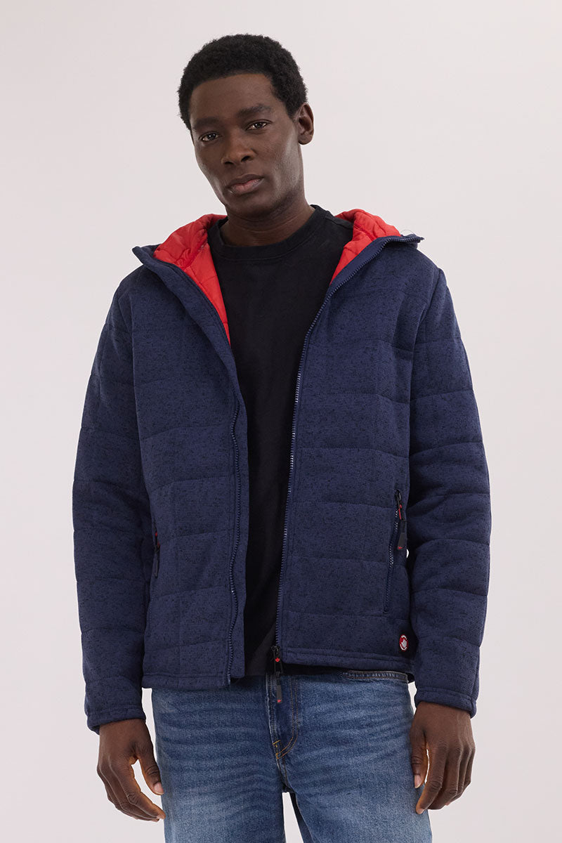 Canada Weather Gear Zip Up Hooded Lightweight Jacket - Navy