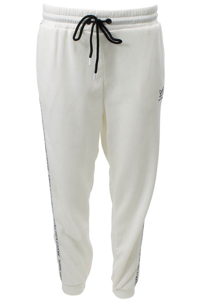 Super Triple Goose Side Logo Panel Sweatpants - White - Womens Joggers & Sweatpants - Canada Weather Gear