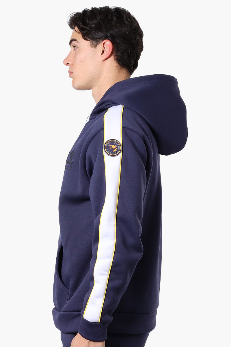 Essentials Super Triple Goose Chest Logo Hoodie - Navy - Mens Hoodies & Sweatshirts - Canada Weather Gear