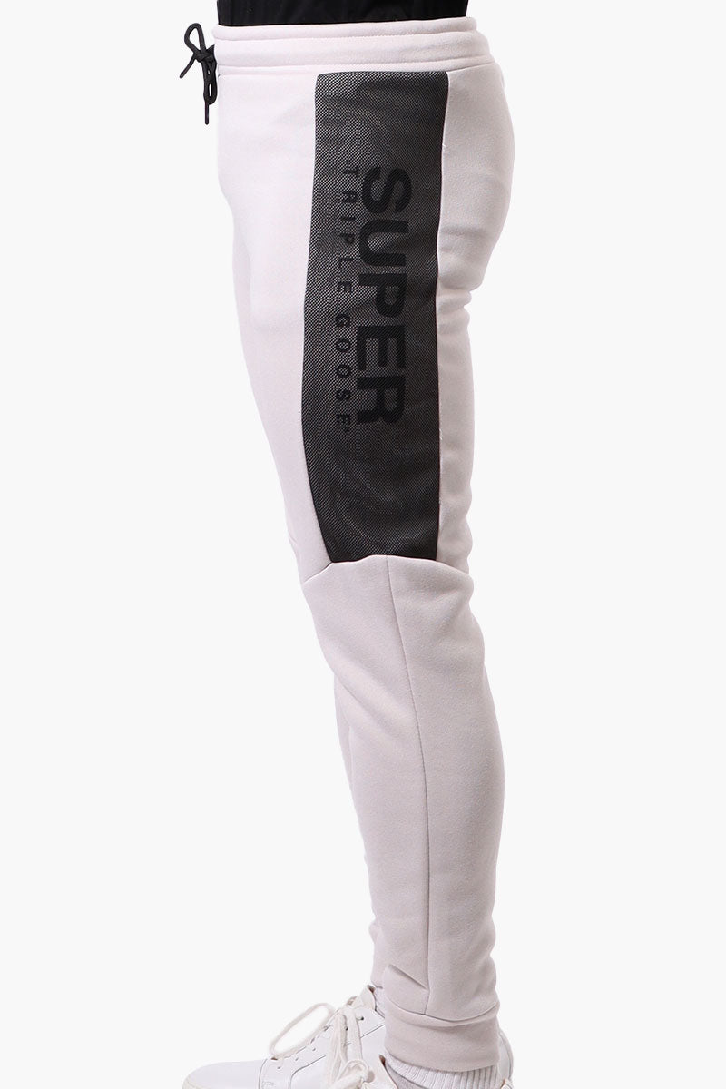 Super Triple Goose Mesh Insert Joggers - Stone