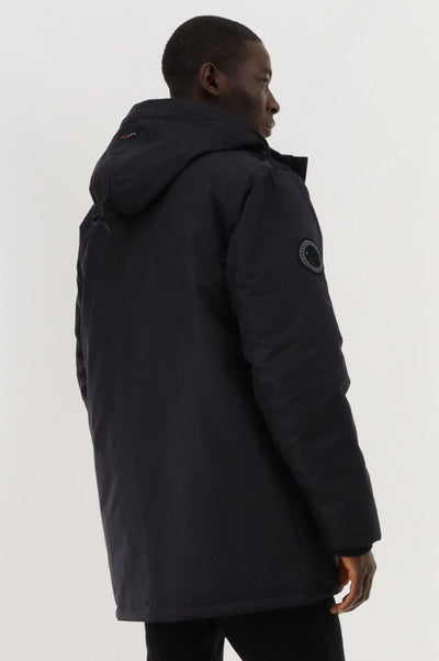 Canada Weather Gear Multi Pocket Parka Jacket - Blue - Mens Parka Jackets - Canada Weather Gear