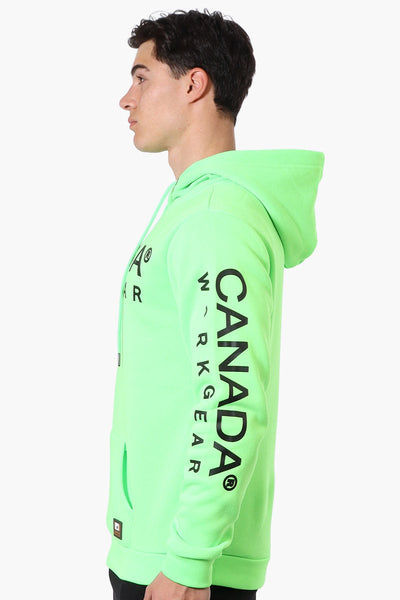 Canada Work Gear Logo Sleeve Hoodie - Green - Mens Hoodies & Sweatshirts - Canada Weather Gear