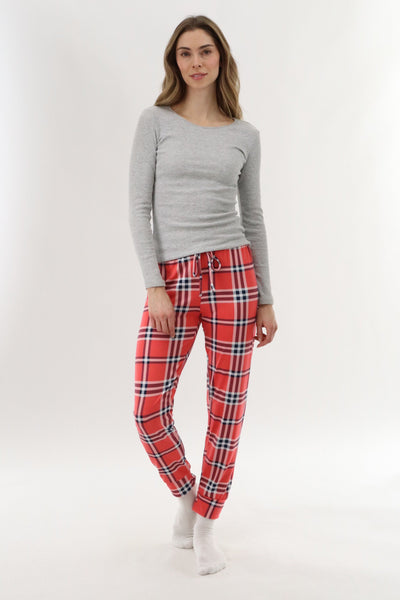 Canada Weather Gear Jogger Pajama Pants - Peach - Womens Pajamas - Canada Weather Gear