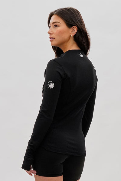 Canada Weather Gear Fitted Yoga Lightweight Jacket - Black - Womens Lightweight Jackets - Canada Weather Gear