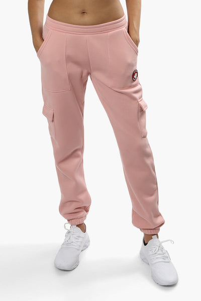 Canada Weather Gear Solid Cargo Joggers - Pink - Womens Joggers & Sweatpants - Canada Weather Gear