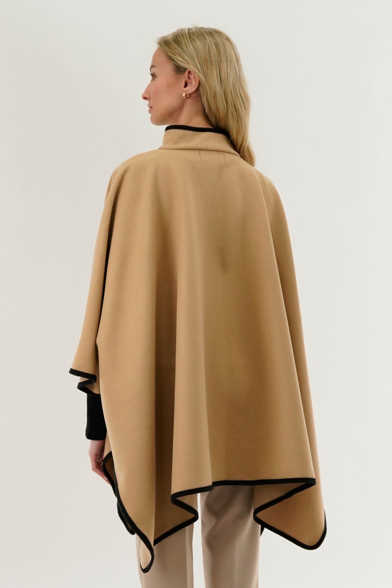 Canada Weather Gear Basic Poncho - Cream - Womens Ponchos - Canada Weather Gear