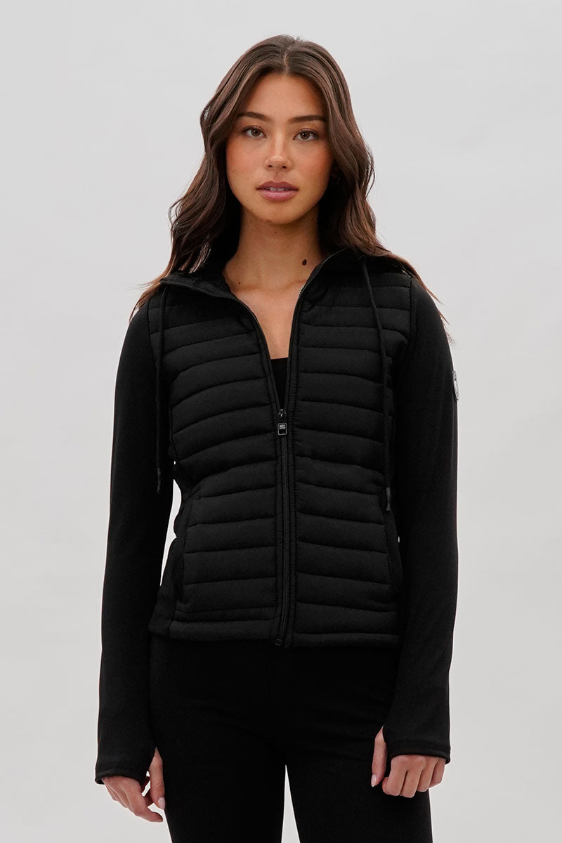 Super Triple Goose Puffer Active Lightweight Jacket - Black - Womens Hoodies & Sweatshirts - Canada Weather Gear