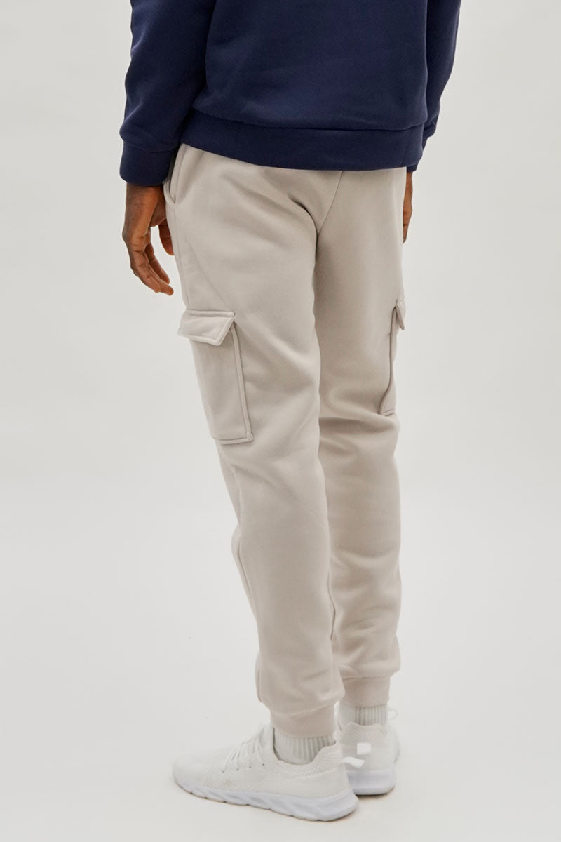 Canada Weather Gear Basic Cargo Joggers - Cream