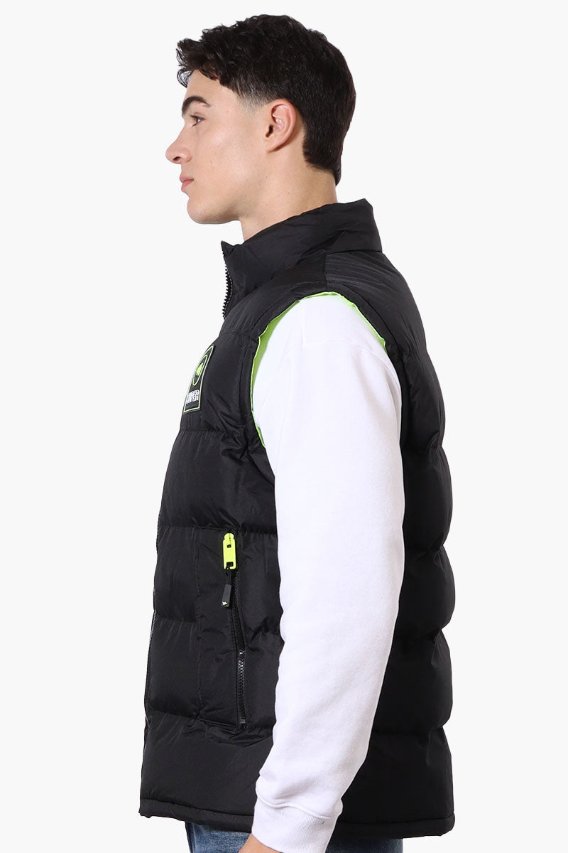 Super Triple Goose Double Pocket Bubble Vest - Black - Mens Vests - Canada Weather Gear