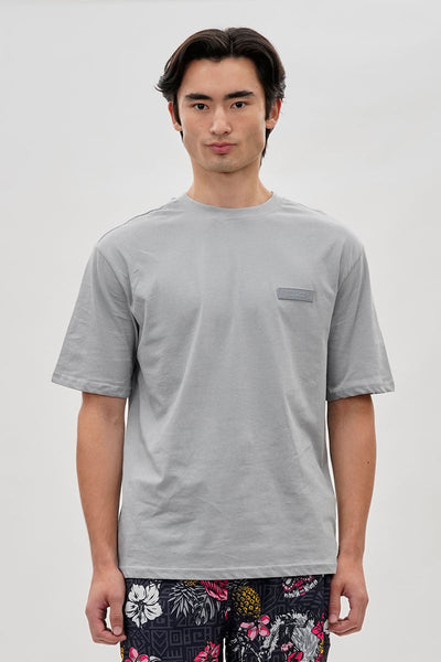 Essentials Super Triple Goose Logo Print Tee - Grey - Mens Tees & Tank Tops - Canada Weather Gear