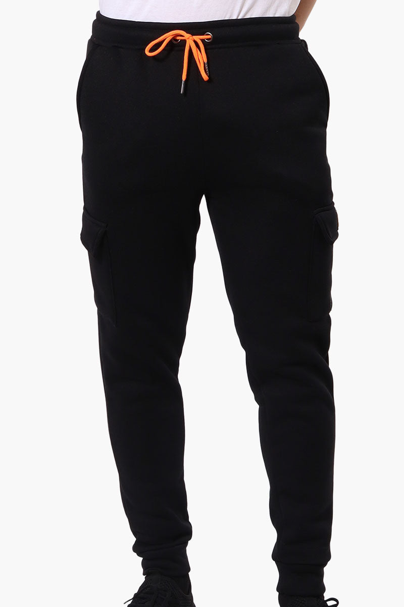 Canada Work Gear Tie Waist Cargo Joggers - Black - Mens Joggers & Sweatpants - Canada Weather Gear