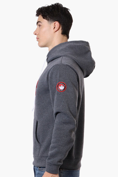 Canada Weather Gear Chest Logo Hoodie - Grey - Mens Hoodies & Sweatshirts - Canada Weather Gear