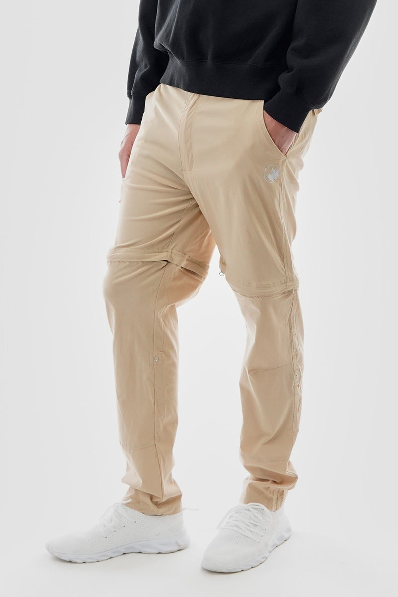 Canada Weather Gear Adventure Bound Solid Zip Off Cargo Pants - Beige - Mens Pants - Canada Weather Gear
