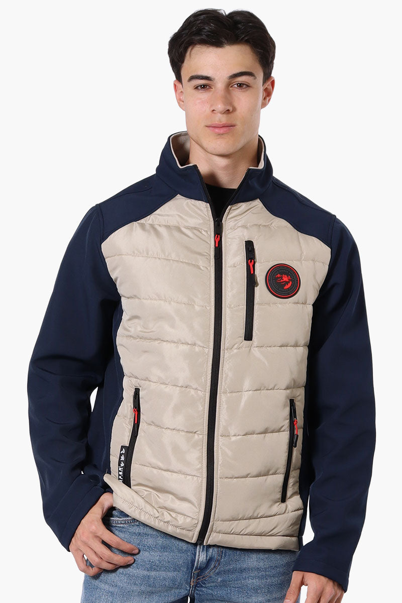 Super Triple Goose Quilted Bubble Lightweight Jacket - Beige - Mens Lightweight Jackets - Canada Weather Gear