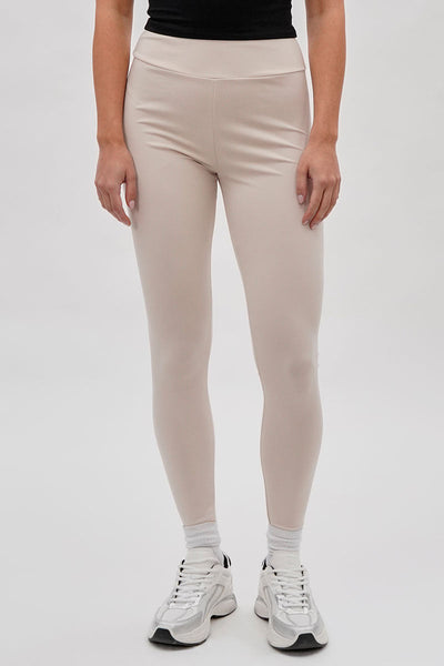 Super Triple Goose High Waisted Active Leggins - Beige - Womens Leggings - Canada Weather Gear