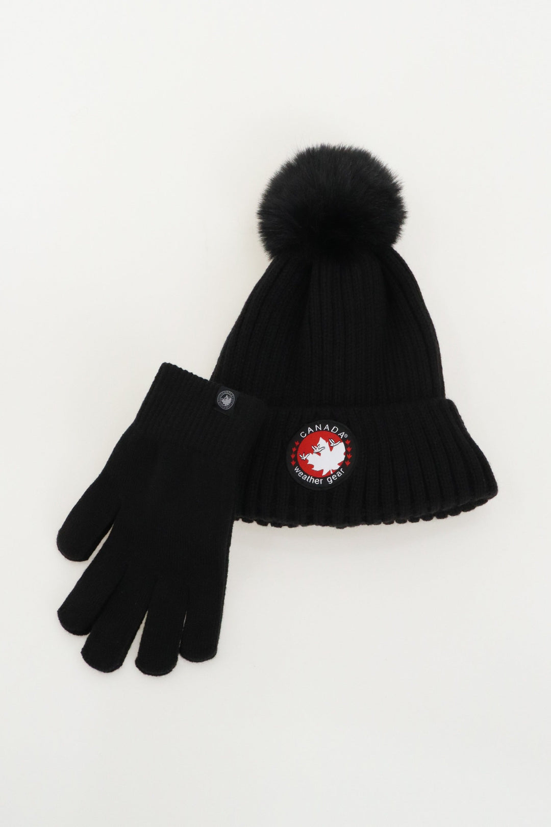 Gloves and Pom Pom Hat