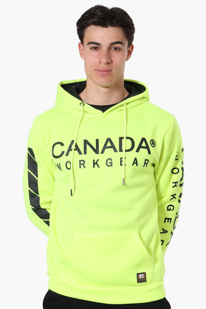 Canada Work Gear Logo Sleeve Hoodie - Green - Mens Hoodies & Sweatshirts - Canada Weather Gear