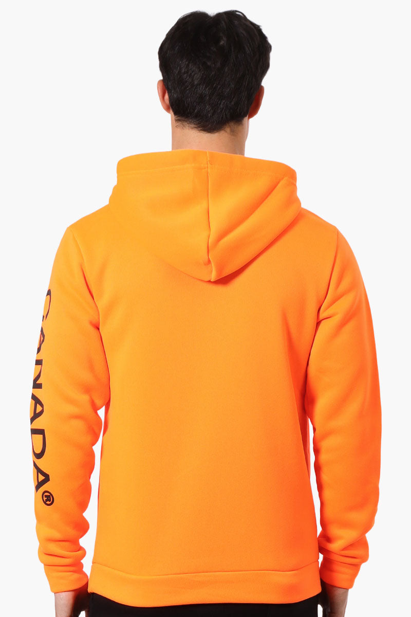 Sweat à capuche à manches avec logo Canada Work Gear - Orange