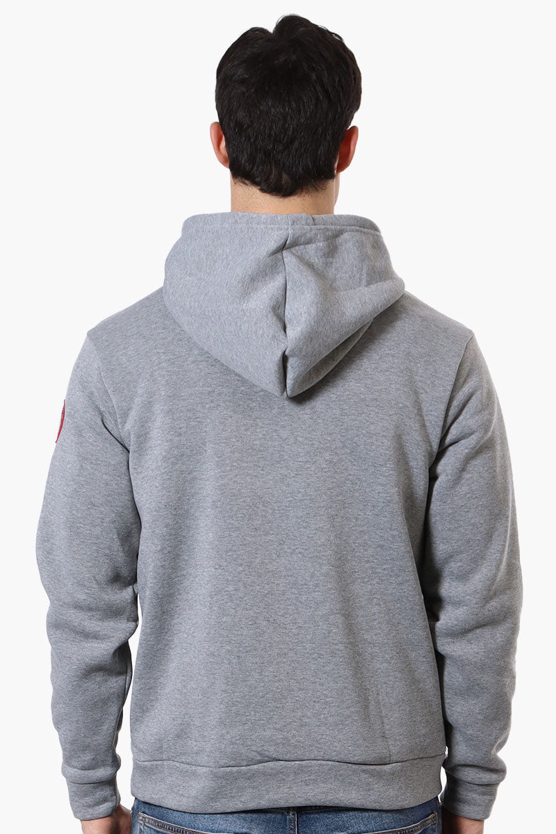 Canada Weather Gear Chest Logo Hoodie - Grey - Mens Hoodies & Sweatshirts - Canada Weather Gear