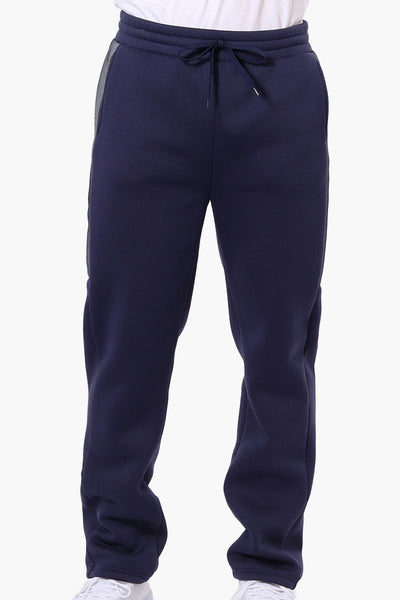 Essentials Super Triple Goose Side Mesh Insert Sweatpants - Navy - Mens Joggers & Sweatpants - Canada Weather Gear