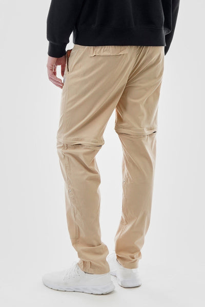 Canada Weather Gear Adventure Bound Solid Zip Off Cargo Pants - Beige - Mens Pants - Canada Weather Gear