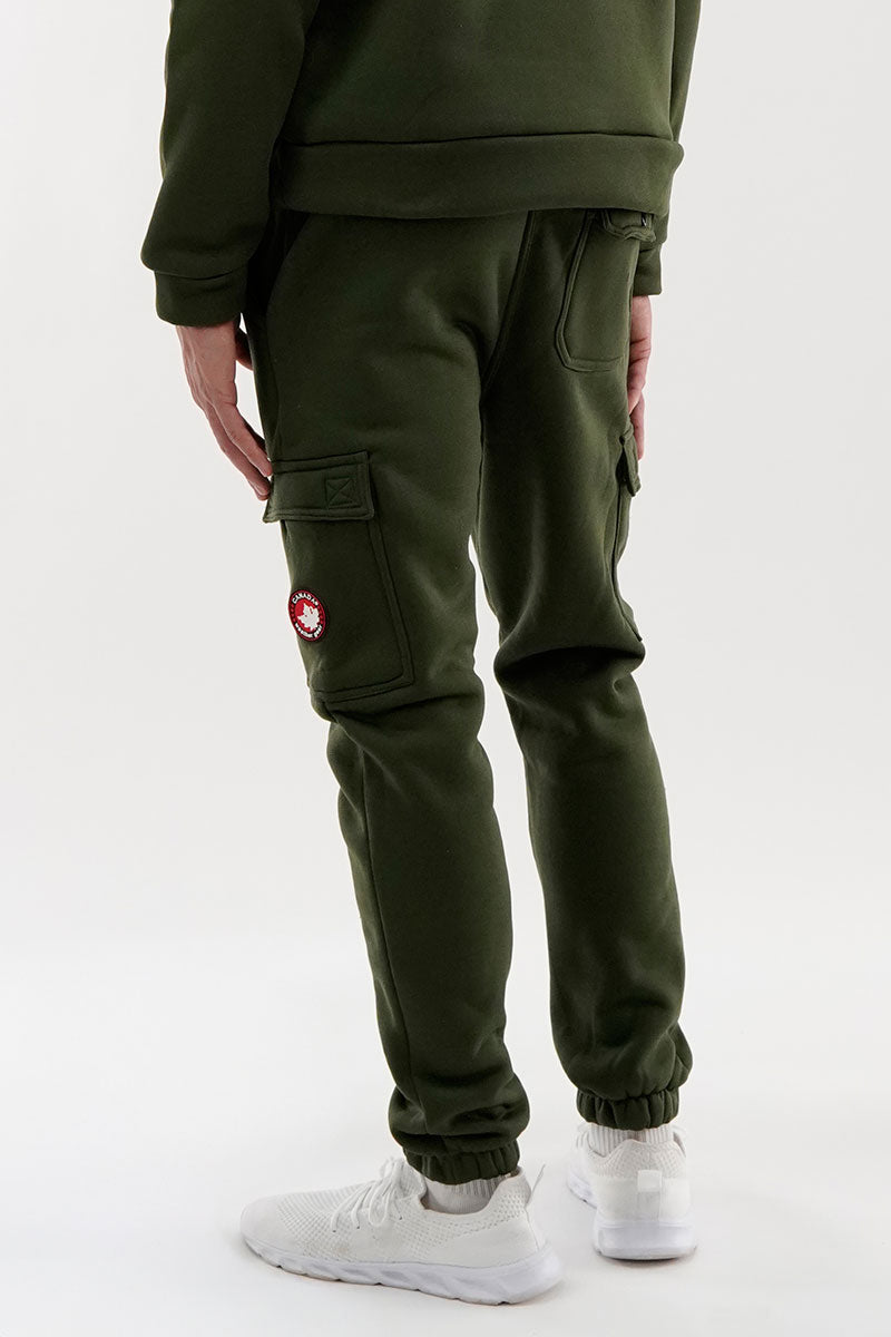Canada Weather Gear Fleece Cargo Joggers - Olive