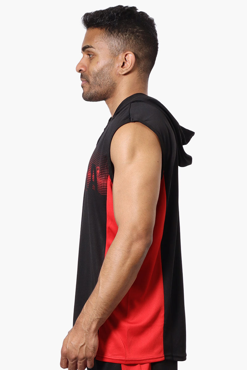 Canada Weather Gear Hooded Muscle Tee - Black - Mens Tees & Tank Tops - Canada Weather Gear