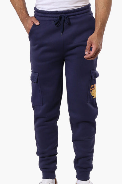 Canada Weather Gear Tie Waist Cargo Joggers - Navy - Mens Joggers & Sweatpants - Canada Weather Gear