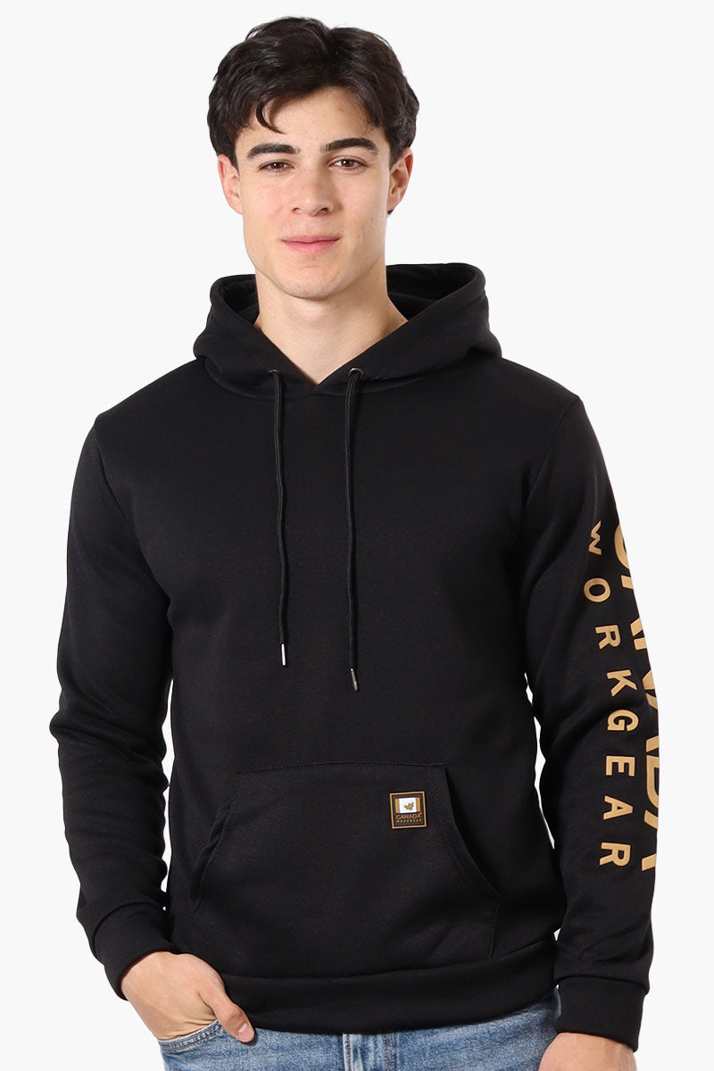 Canada Work Gear Sleeve Print Hoodie - Black - Mens Hoodies & Sweatshirts - Canada Weather Gear