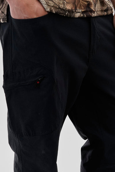 Canada Weather Gear Adventure Bound Solid Cargo Pants - Black - Mens Pants - Canada Weather Gear