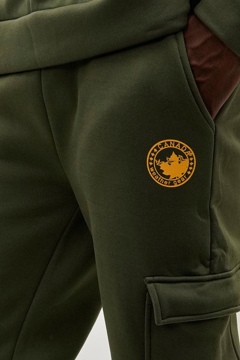 Canada Weather Gear Basic Cargo Joggers - Olive