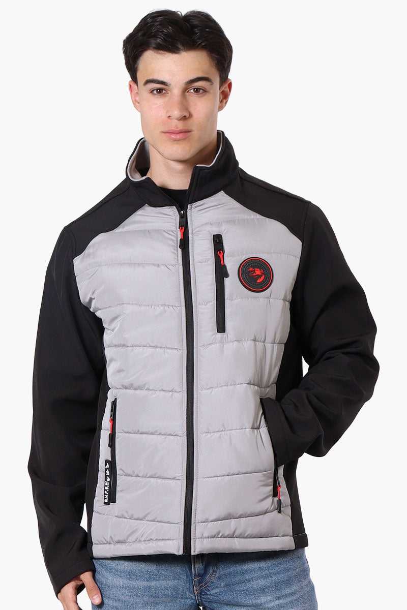 Super Triple Goose Quilted Bubble Lightweight Jacket - Grey - Mens Lightweight Jackets - Canada Weather Gear