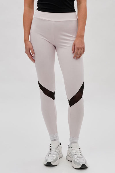 Super Triple Goose Mesh Detail Leggings - Blush - Womens Leggings - Canada Weather Gear