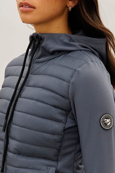 Super Triple Goose Puffer Active Lightweight Jacket - Grey - Womens Lightweight Jackets - Canada Weather Gear