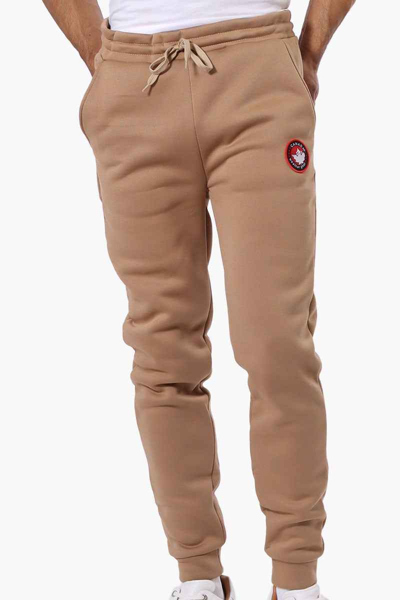 Canada Weather Gear Basic Tie Waist Joggers - Brown - Mens Joggers & Sweatpants - Canada Weather Gear