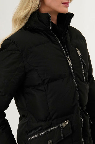 Canada Weather Gear Faux Fur Lined Hood Parka Jacket - Black - Womens Parka Jackets - Canada Weather Gear