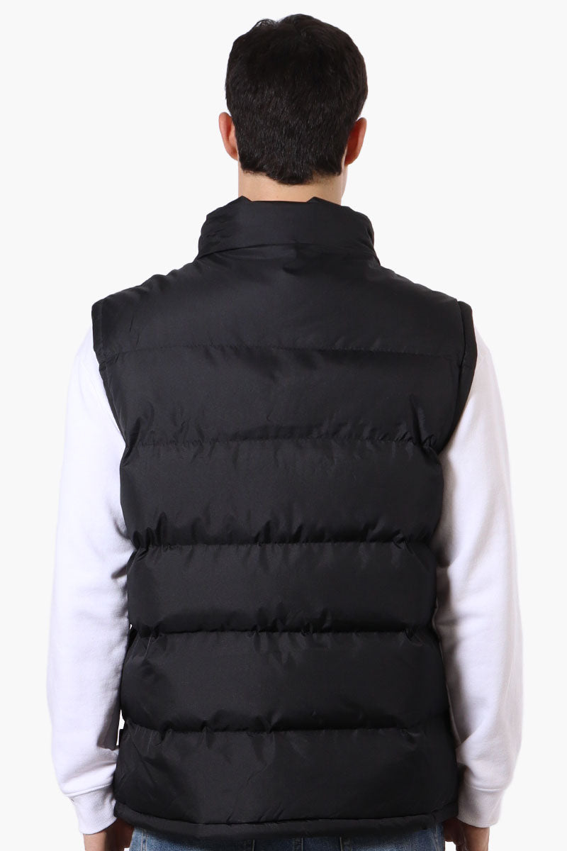 Super Triple Goose Double Pocket Bubble Vest - Black - Mens Vests - Canada Weather Gear