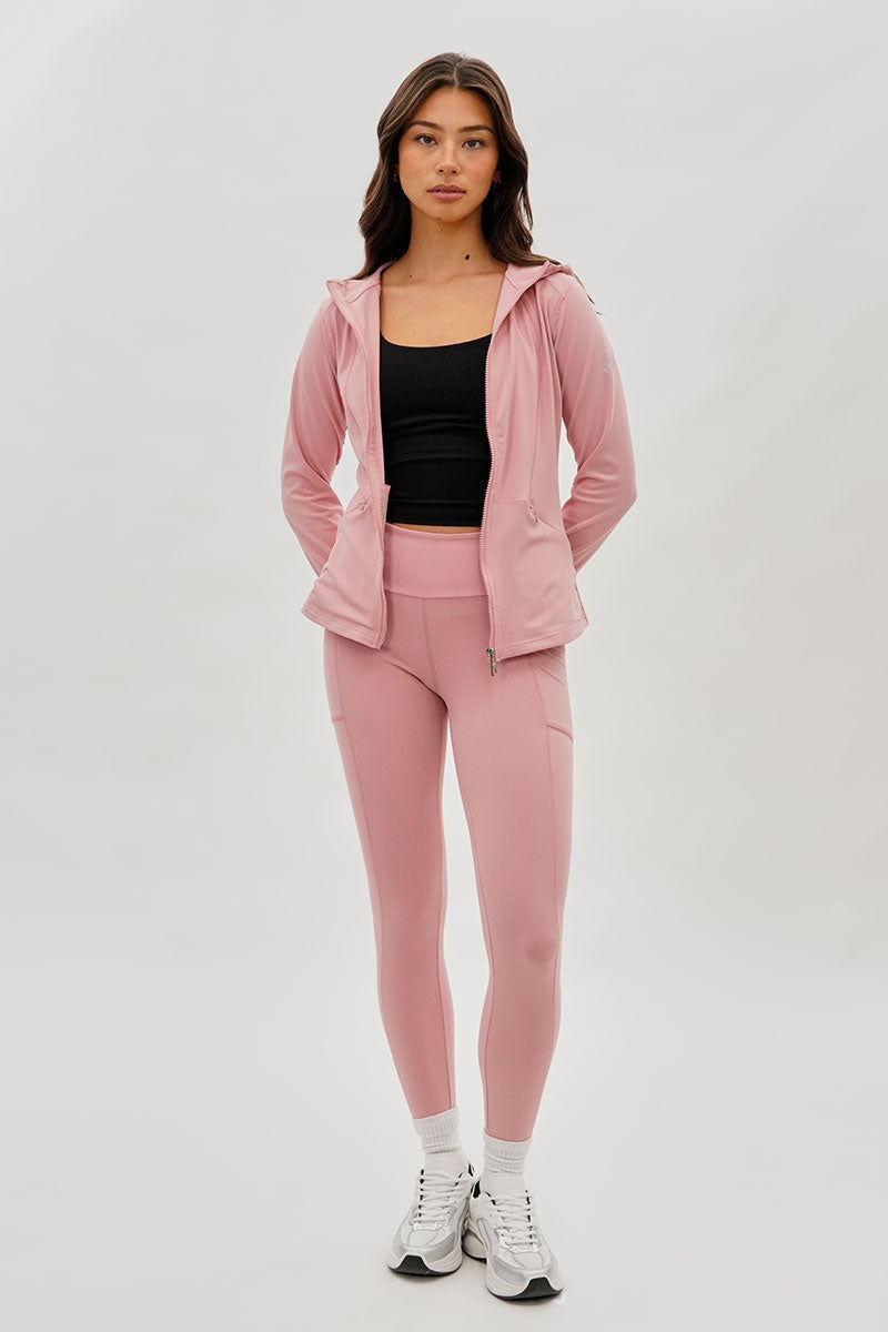 Canada Weather Gear High Waisted Yoga Leggings - Pink - Womens Leggings - Canada Weather Gear